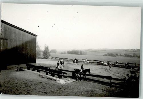 Nieder-Moos Foto Reitstall Original aus Archiv eines Ansichtskartenverlages