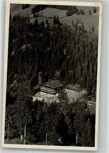 Sudelfeld 1928 Fliegeraufnahme des Berghotels Ort lt. Hüttenstempel