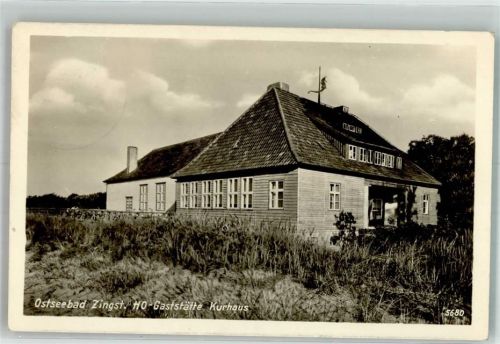 Zingst 1953 Gasthaus HO Kurhaus