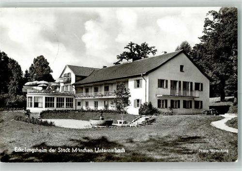 Ambach 1962 Pension Erholungsheim der Stadt München Unterambach