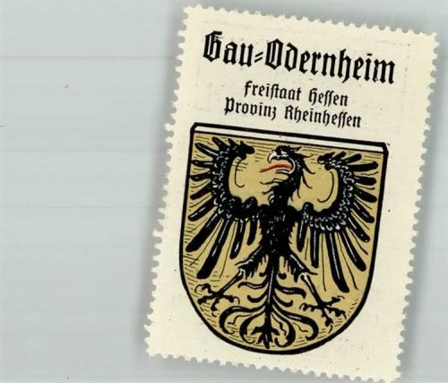 Gau-Odernheim Freistaat Hessen Provinz Rheinhessen