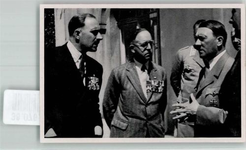 Sammelbild Englische Frontkämpfer beim Führer Sammelwerk Nr. 15 Adolf Hitler Nr. 73 Gruppe 67
