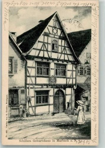 Marbach 1905 Schillers Geburtshaus