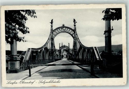 Laufen Salzachbrücke nach Oberndorf