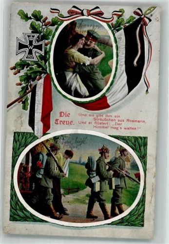 1917 Soldatenliebe Die Treue R. u. K.L. Serie 2753/3