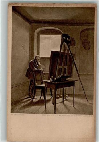 sign. Kersting G. Der Maler C.D. Friedrich in seinem Atelier