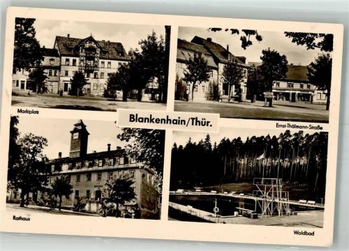Blankenhain Rathaus Marktplatz Schwimmbad