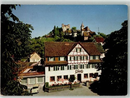 Berneck Gasthaus Pension z. Rössle Oldtimer