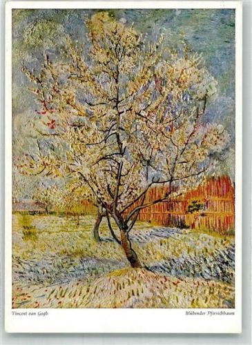 Blühender Pfirsichbaum Wiechmann-Verlag Nr. 2142 Van Gogh, V. Künstlerkarte