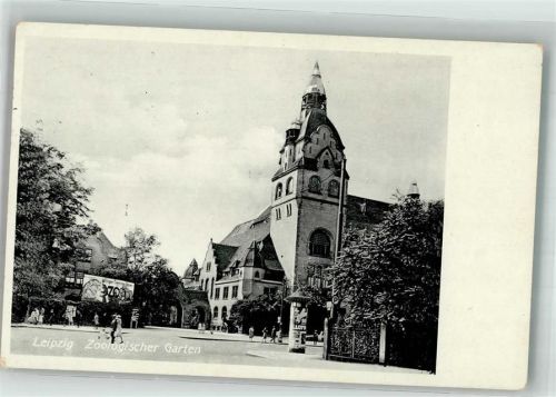 Leipzig Hauptgebäude Litfaßsäule