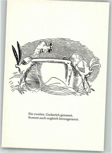 Postkartenkalender Wilhelm Busch 4/89 Verlag J. Berg