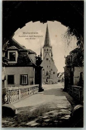 Weikersheim Marktplatz Kirche