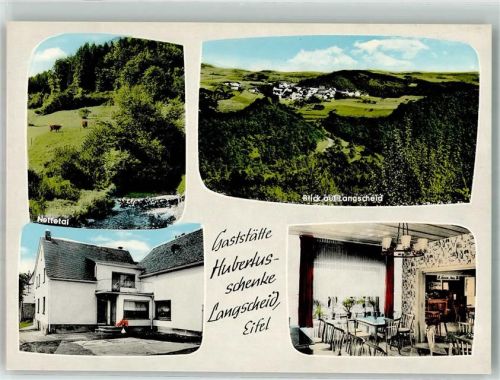 Langscheid Gasthaus Hubertusschenke Nettetal Panorama des Ortes