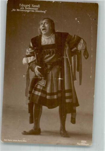 Eduard Kandl als Beckmesser in Die Meistersinger von Nürnberg Fotograf Willinger