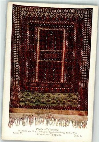 Turkmenen Teppiche Pendeh Meisterstücke orientalischer Knüpfkunst Serie V No. 1
