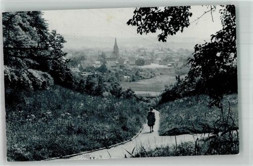 Herzberg Panorama des Ortes mit der St. Josef Kirche