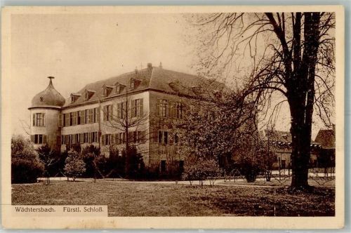 Wächtersbach 1912 Fürtstliches Schloss