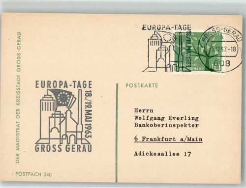 Groß-Gerau Europa Tage 18.-19.5.1963