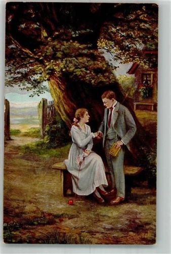 1918 sign. Hertel P. Junge Liebe Verlag Hermann Wolff K 1209