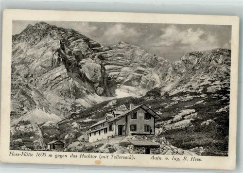 Heßhütte 1929 Hüttenstempel