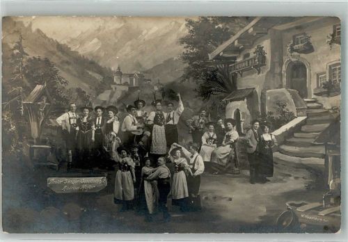 sign. Husenberth Tiroler Sänger-Gesellschaft Andreas Hofer in Tracht