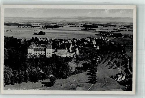 Wolfegg 1944 Fliegeraufnahme von Schloss Wolfegg