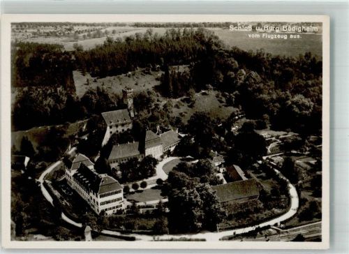 Buchen Fliegeraufnahme Schloss u. Burg Bödigheim