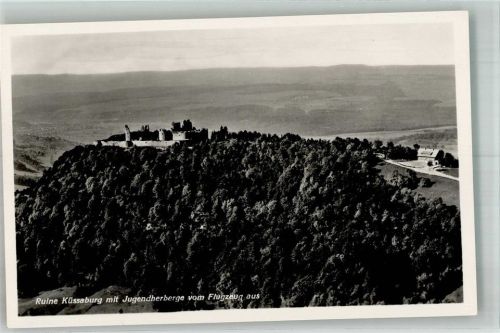 Küssaberg Fliegeraufnahme Ruine Küssaburg Jugendherberge
