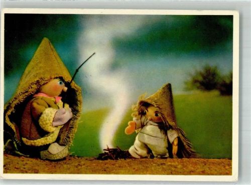 Szene aus dem Puppenfilm Spalicek von Jiri Trnka