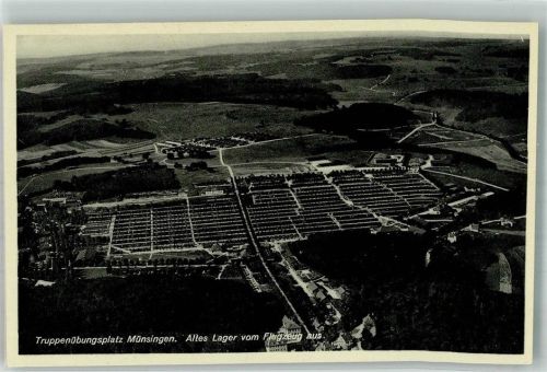 Münsingen Fliegeraufnahme Truppenübungsplatz Altes Lager