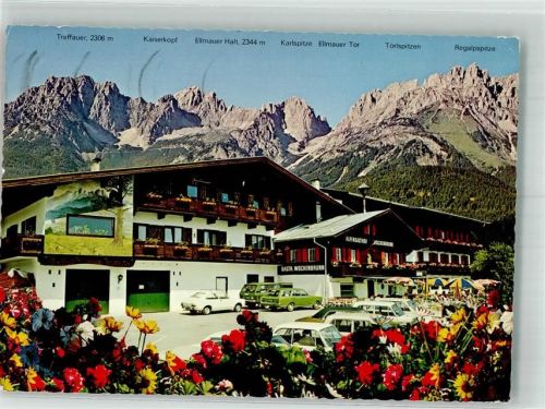Ellmau 1976 Gasthaus Wochenbrunn Auto