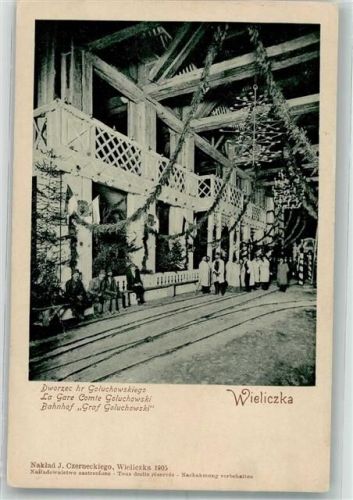 Groß Salze Salzbergwerk Bahnhof Graf Guluchowski