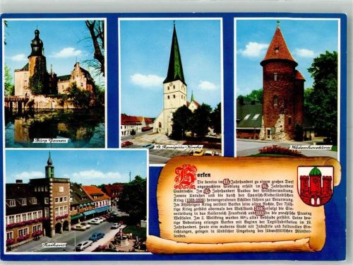 Borken Chronik der Stadt Rathaus St. Remigius Kirche Wedemhoveturm Burg Gemen