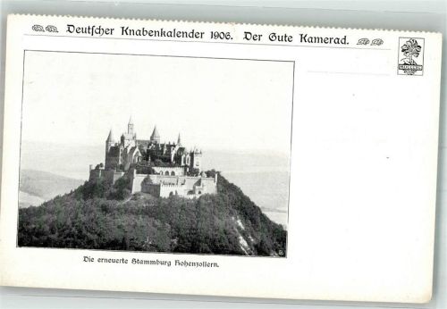 Bissingen Burg Hohenzollern Deutscher Knabenkalender 1906