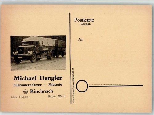 Rinchnach Fa. Dengler Fuhrunternehmen Mietwagen