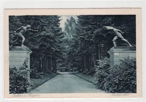 Putbus Putbus auf Rügen mit Fechtertor ungelaufen Top Erhaltung.