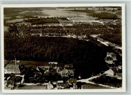 Münsingen Fliegeraufnahme Truppenübungsplatz Altes Lager