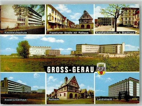 Groß-Gerau Landratsamt Krankenhaus Rathaus