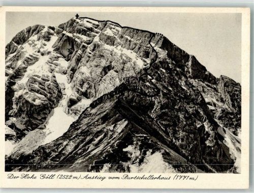 Hoher Göll Der Hohe Göll 2522 Purtschellerhaus 1771 m