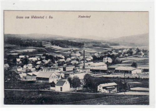 Wehrsdorf Wehrsdorf mit Niederdorf ungelaufen Gute Erhaltung.
