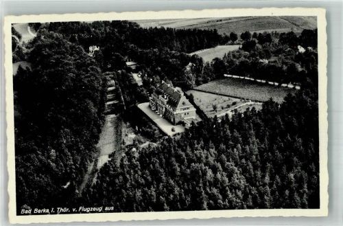 Bad Berka 1939 Fliegeraufnahme vom Hartmannhaus