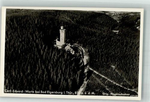 Elgersburg 1938 Fliegeraufnahme der Carl-Eduard-Warte