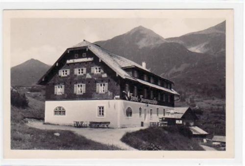 Radstätter Tauern mit Hotel Tauernpasshöhe ungelaufen Gute Erhaltung.