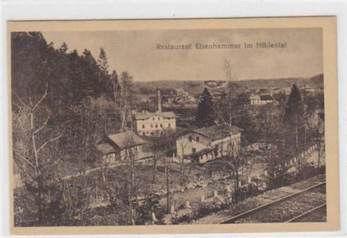 Restaurant Eisenhammer im Höllental / / Kreis Glatz - Klodzko gelaufen 1919. Sehr gut erhalten.