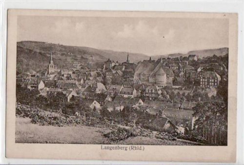 Velbert Velbert Langenberg mit Gesamtansicht. Karte beschrieben Gute Erhaltung.