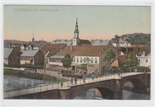 Lunzenau Lunzenau. Teilansicht Muldenbrücke. Ungelaufen. Sehr gut erhalten.