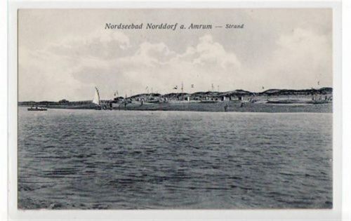 Norddorf Norddorf a. Amrum mit Strand. ungelaufen handschriftliches Datum von 1913. Gute Erhaltung.
