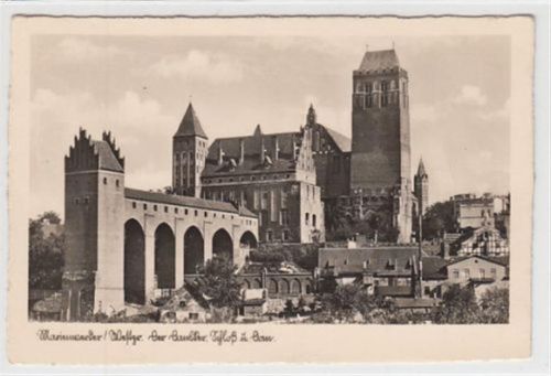 Marienwerder Marienwerder / Kwidzyn. Dansker Schloß Dom ungelaufen kleiner Knick an der linken oberen Ecke Rückseite leicht stockfleckig, sonst gut erhalten