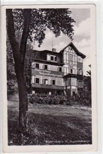 Bleicherode mit Jugendherberge SchnEcke nhengst gelaufen von 1944. Gute Erhaltung.