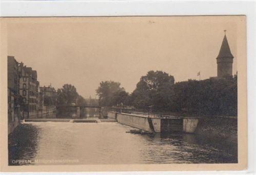 Mühlgrabenschleuse in Oppeln / Opole ungelaufen Gute Erhaltung.